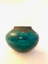 Load image into Gallery viewer, Raku Vase--Cityscape
