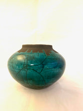 Load image into Gallery viewer, Raku Vase--Cityscape