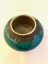 Load image into Gallery viewer, Raku Vase--Cityscape