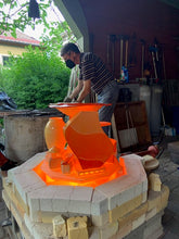 Load image into Gallery viewer, Free Form Raku Vase