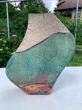 Load image into Gallery viewer, Free Form Raku Vase
