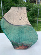 Load image into Gallery viewer, Free Form Raku Vase