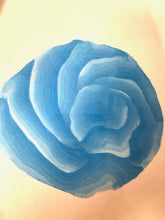 Load image into Gallery viewer, Serving Tray With Blue Nerikomi Rose