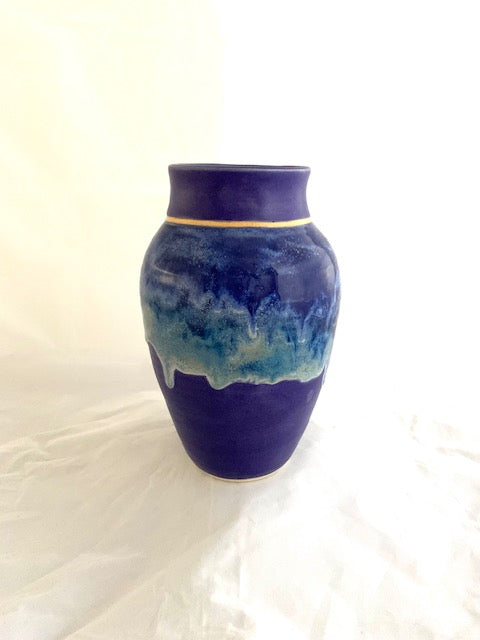 Blue Purple Vase
