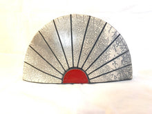 Load image into Gallery viewer, Raku Sculpture--&quot;The Rising Sun&quot;
