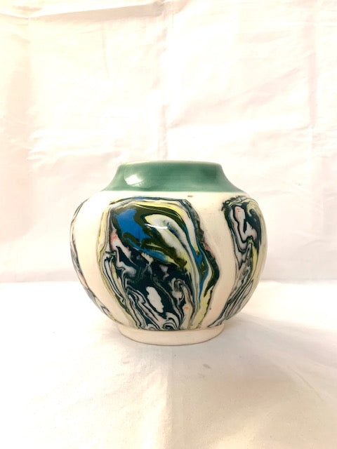 Vase with Nerikomi Inlays