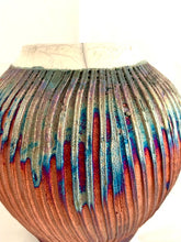 Load image into Gallery viewer, Copper Raku Vase
