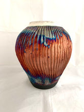 Load image into Gallery viewer, Copper Raku Vase
