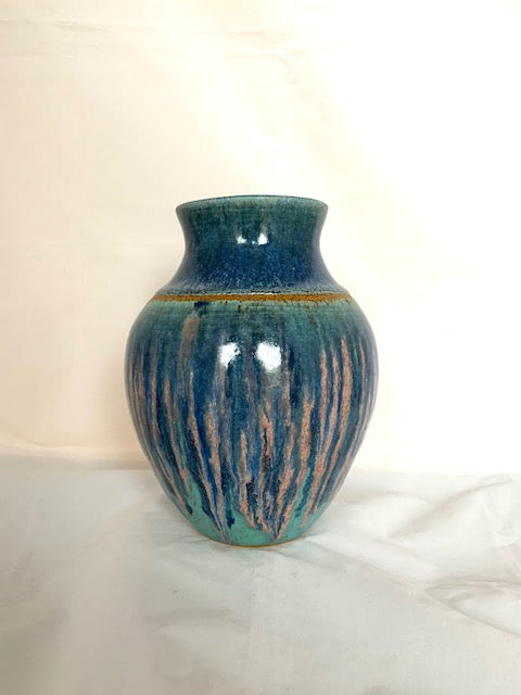 Vase in Blue and Pink