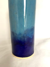 Load image into Gallery viewer, Cylinder Vase in Blues
