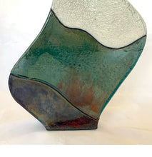 Load image into Gallery viewer, Free Form Raku Vase
